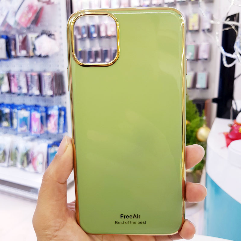 Ốp lưng iPhone Xs Max cao cấp thương hiệu Free Air xanh cốm