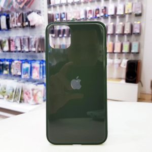 Ốp lưng điện thoại lưng kính logo táo xanh bộ đội