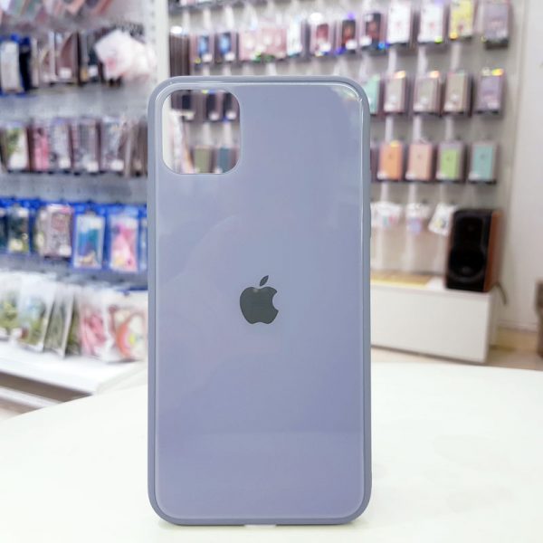 Ốp lưng điện thoại lưng kính logo táo xanh hòa bình