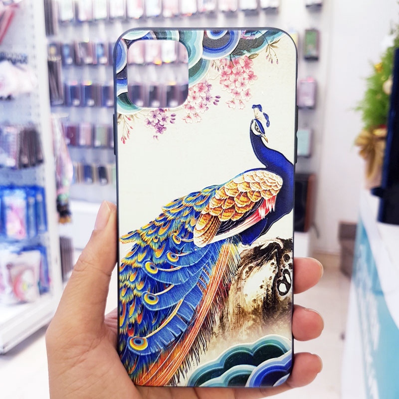 Ốp lưng iPhone X đẹp chim công biển2