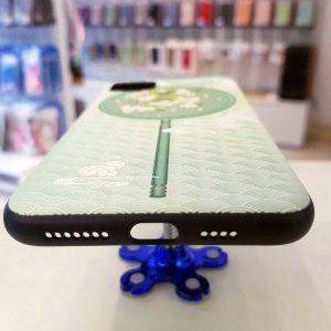 Ốp lưng điện thoại quạt xanh hoa trắng1