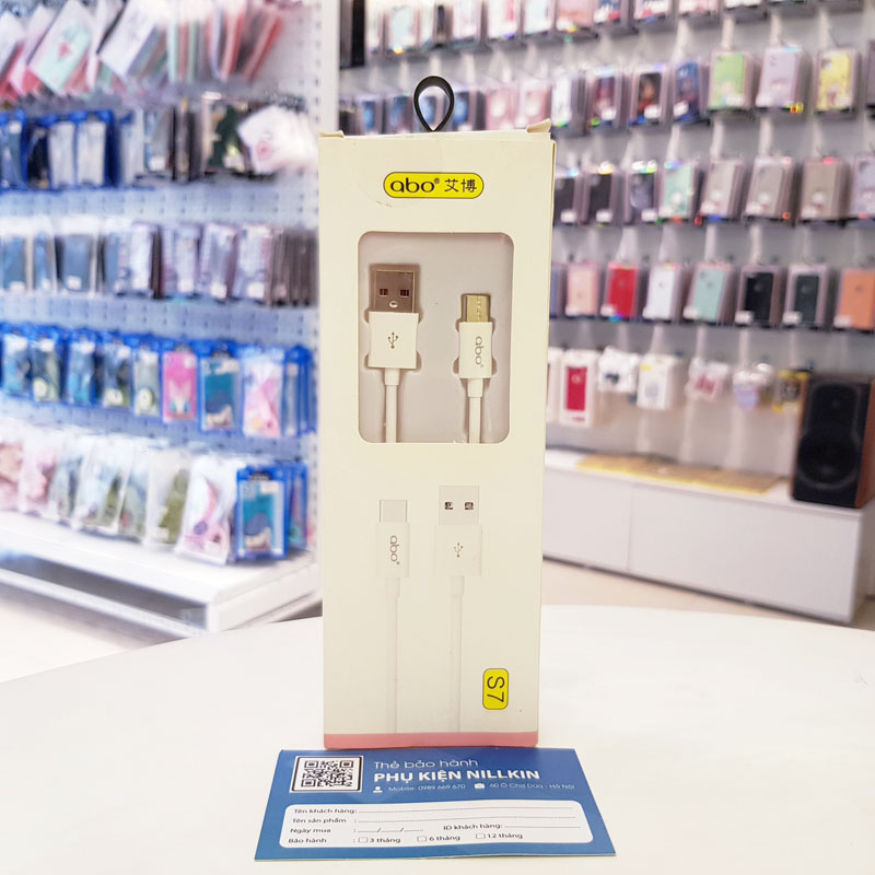 Cáp sạc type c chính hãng abo s5-5
