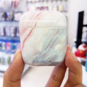 Bao Airpods 1/2 vân đá trơn-6