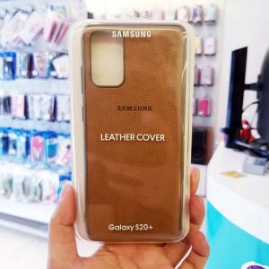 Ốp lưng điện thoại Samsung S20 Ultra bằng da nâu-1