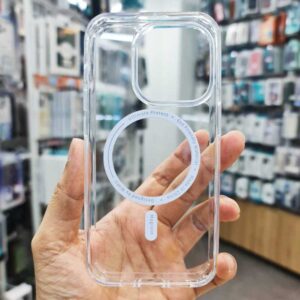 Ốp lưng iPhone 15 Promax trong suốt magsafe Wiwu